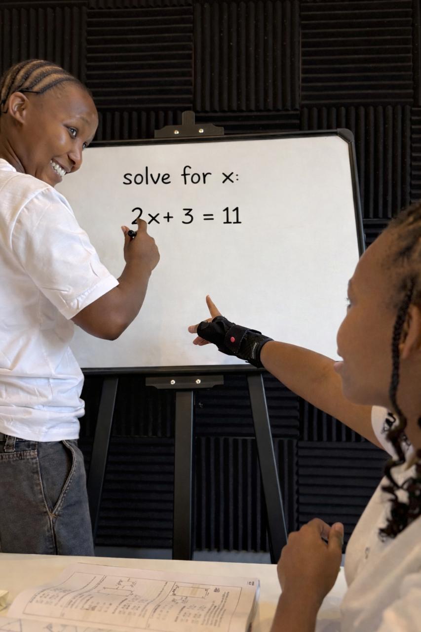 In-person one-on-one tutoring session